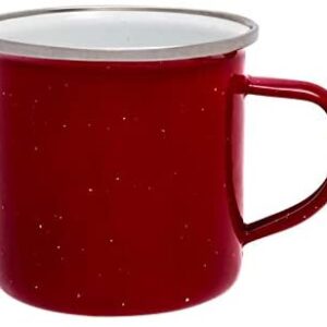 360 ml Origin Outdoors Emaille Tasse rot