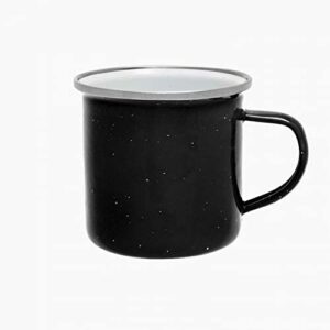 360 ml Origin Outdoors Emaille Tasse schwarz