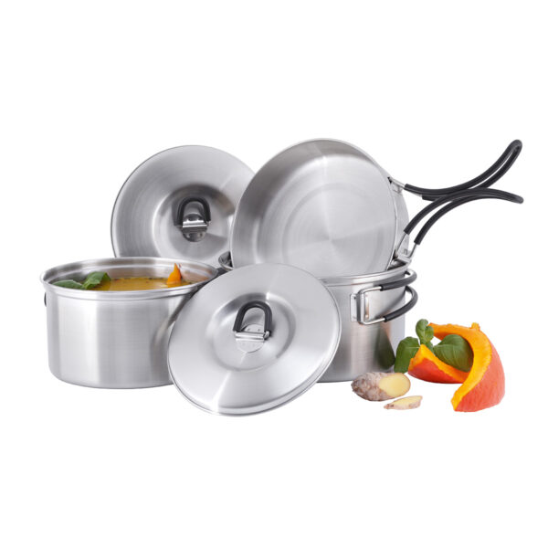 Tatonka Kochset 5-teilig Edelstahl Cookset Regular