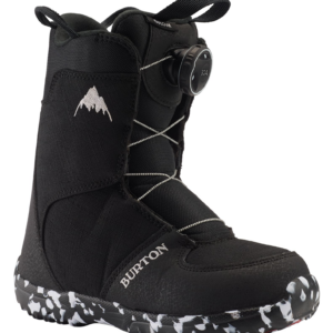 Burton Kids' Grom BOA® Snowboard Boots, Black, 12C