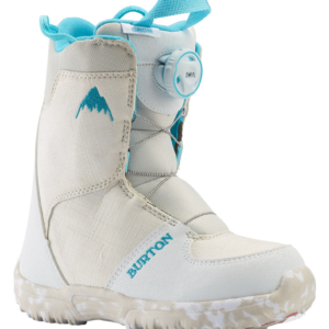 Burton Kids' Grom BOA® Snowboard Boots, White, 11C