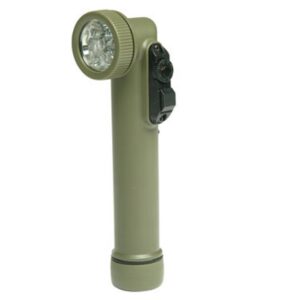 Winkellampe 6 LED oliv