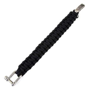 Paracord Armband K2108A 9 Inch schwarz