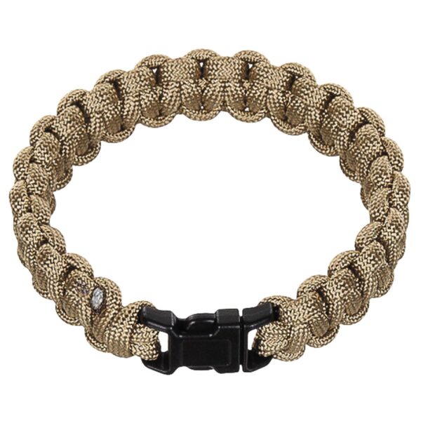 MFH Paracord Armband L 25cm 270cm coyote 1