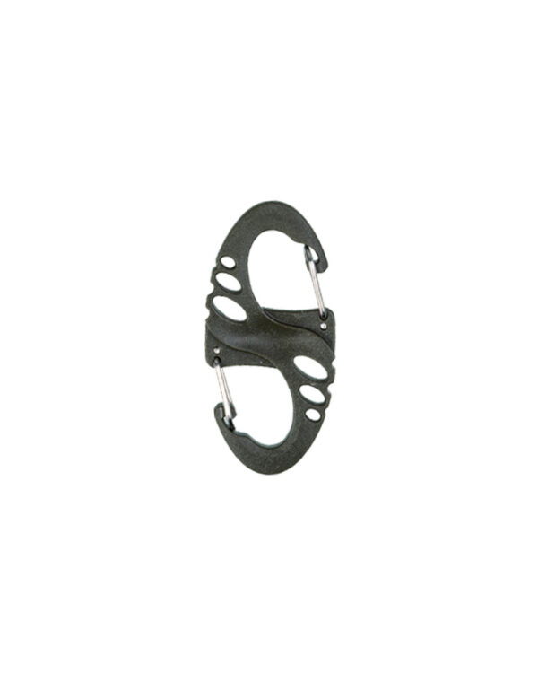 10 Stück Karabiner Tactical S-Hook schwarz = 0