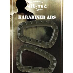 2 Stück Karabiner ABS  oliv 2,50€/Stück