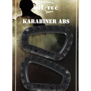 2 Stück Karabiner ABS schwarz 2,50€/Stück