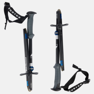 Burton x Black Diamond Compactor Poles, Black / Blue, S