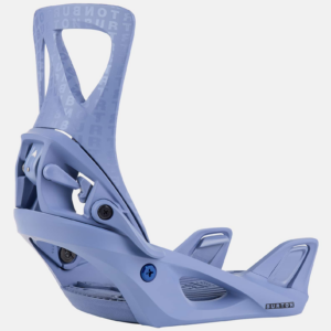 Burton Women's Step On® Re:Flex Snowboard Bindings, Slate Blue / Logo, M