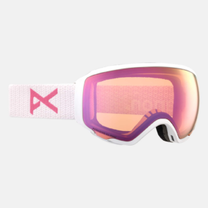 Anon WM1 Goggles + Bonus Lens + MFI® Face Mask, Frame: White, Lens: Perceive Cloudy Pink (53% / S1), Spare Lens: Perceive Variable Blue (21% / S2)