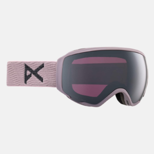 Anon WM1 Low Bridge Fit Goggles + Bonus Lens + MFI® Face Mask, Frame: Elderberry, Lens: Perceive Sunny Onyx (6% / S4), Spare Lens: Perceive Variable V