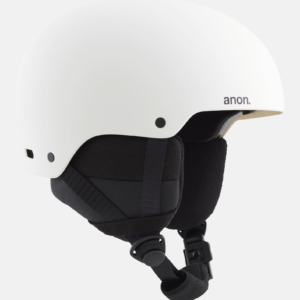 Anon Kids' Rime 3 Ski & Snowboard Helmet, White, SM