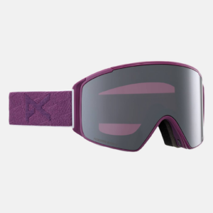 Anon M4S Goggles (Cylindrical) + Bonus Lens + MFI® Face Mask, Frame: Grape, Lens: Perceive Sunny Onyx (6% / S4), Spare Lens: Perceive Variable Violet