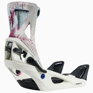 Burton Women's MINE77 Step On® Escapade Snowboard Bindings, Stout White Spray Paint, M