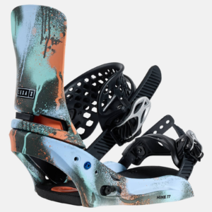 Burton Women's MINE77 Lexa X EST® Bindings, True Black Spray Paint, S