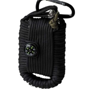 Paracord Survival Kit large schwarz