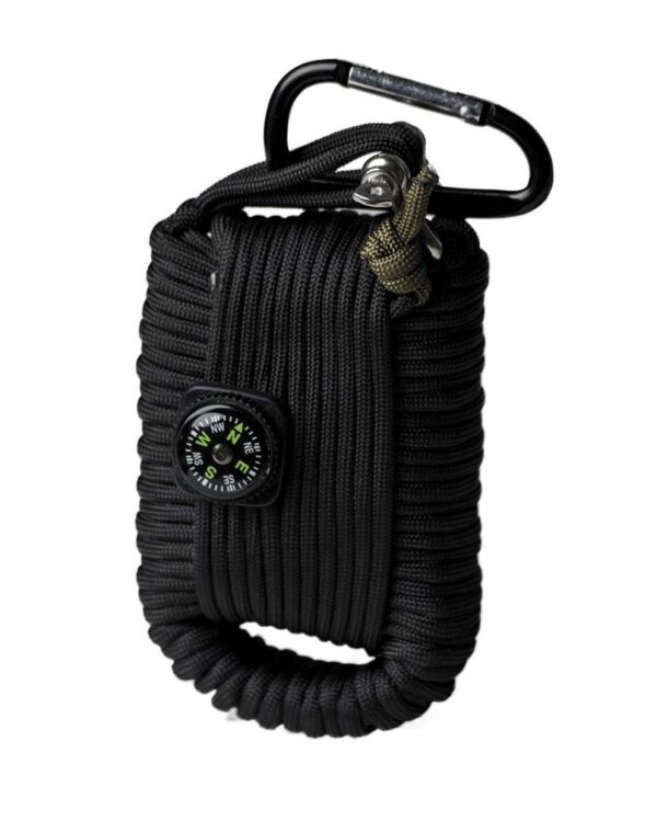 Paracord Survival Kit large schwarz