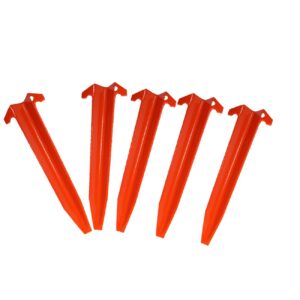 5 Stück US Alu Zelthering 22,5cm orange gebraucht = 2,90 €/Stück