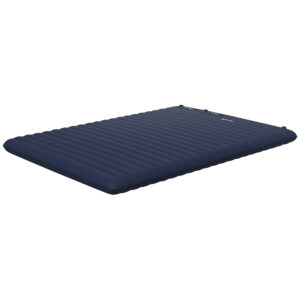 Outsunny Luftmatratze Campingbett für 2 Personen faltbar mit Fußpumpe Tragetasche, ideal für Reisen und Outdoor-Aktivitäten, Blau 195 x 140 x 10 cm   Aosom.de