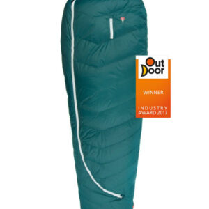 Grüezi bag Biopod DownWool Subzero 200 Allround-Schlafsack Winter/Herbst, 230x85x55cm, bis Körpergröße 200cm, Tkomf 2°C/Tlim -4°C, Packmaß Ø 22 x 25cm