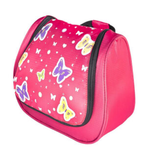 Grüezi bag Kinder Kulturtasche Washbag Kids Butterfly, im Schmetterling Design, 20 x 20 x 6 cm