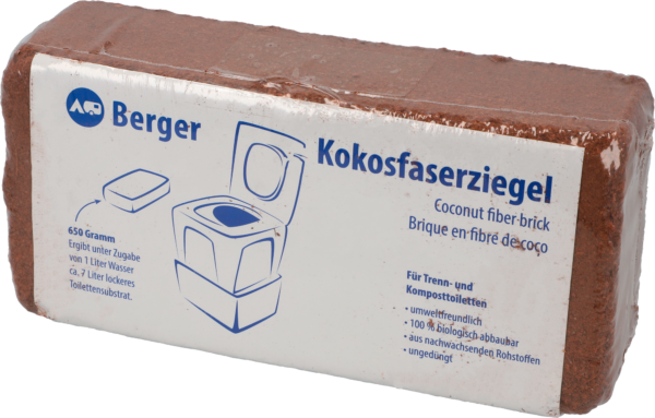 Berger Kokosfaserziegel - Toilettenbeutel & Toilettenzubehör