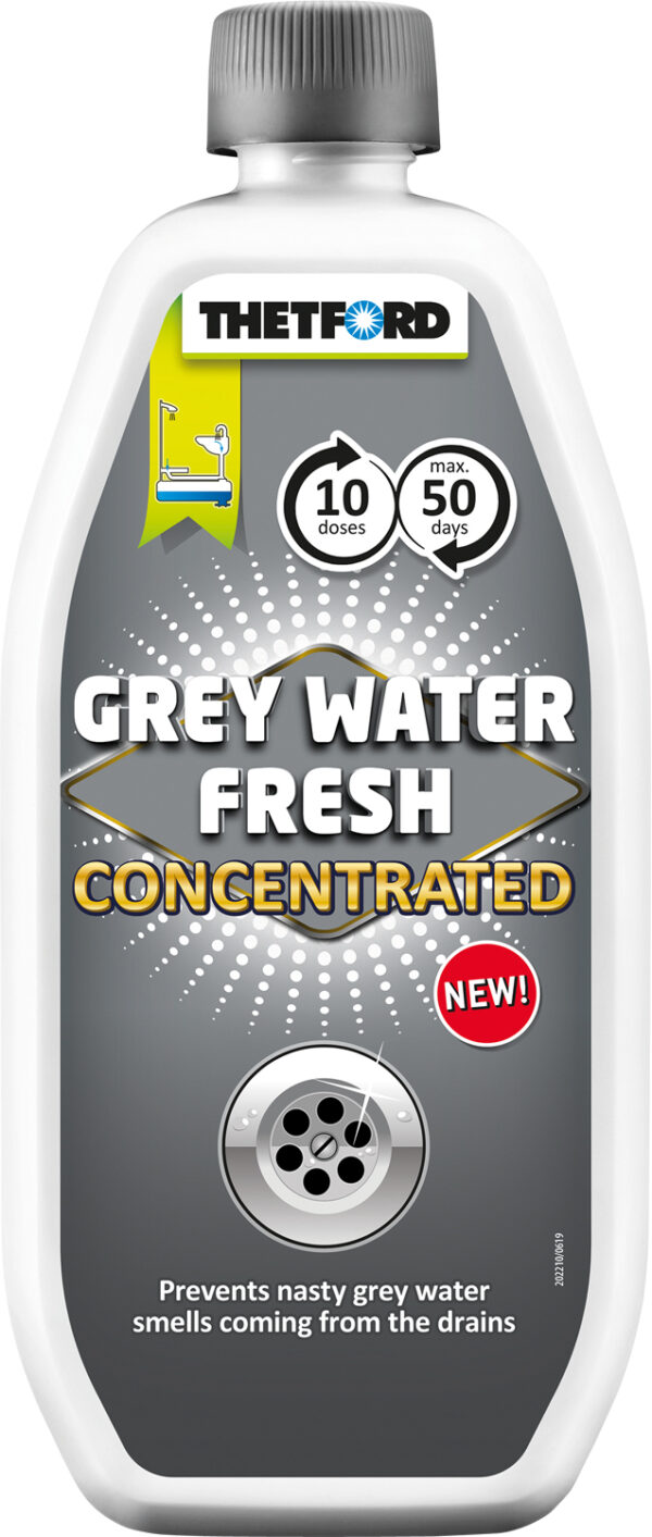 Thetford Grey Water Fresh Concentrated Abwassertankreiniger 800 ml - Wassertankentkeimung & -reinigung