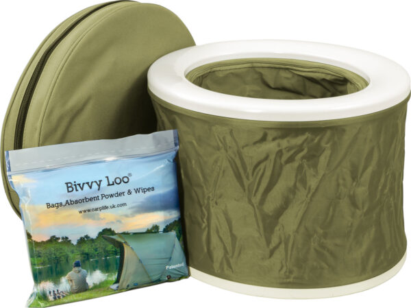 Bivvy Loo tragbare Campingtoilette mit Tragetasche Green - Trockentoiletten von CarpLife