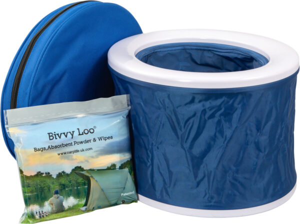 Bivvy Loo tragbare Campingtoilette mit Tragetasche Blue  - Trockentoiletten von CarpLife