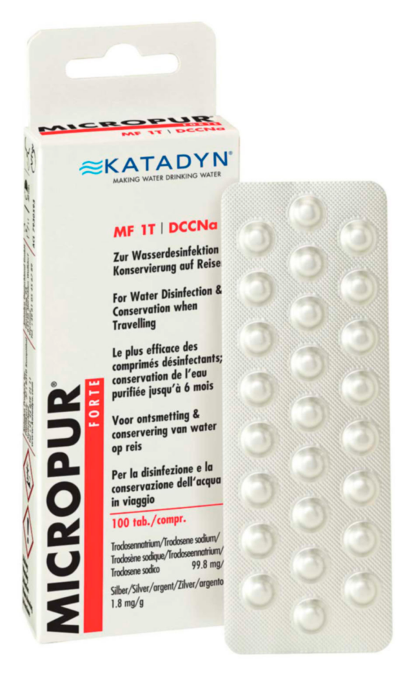 Katadyn Micropur Forte MF 1T 100 Tabletten 4 x 25 - Wassertankentkeimung & -reinigung