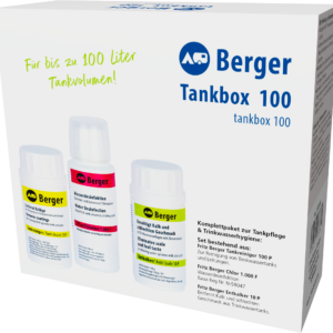 Berger Tankbox 100 Set (Tankreiniger, Wasserdesinfektion & Entkalker) - Wassertankentkeimung & -reinigung