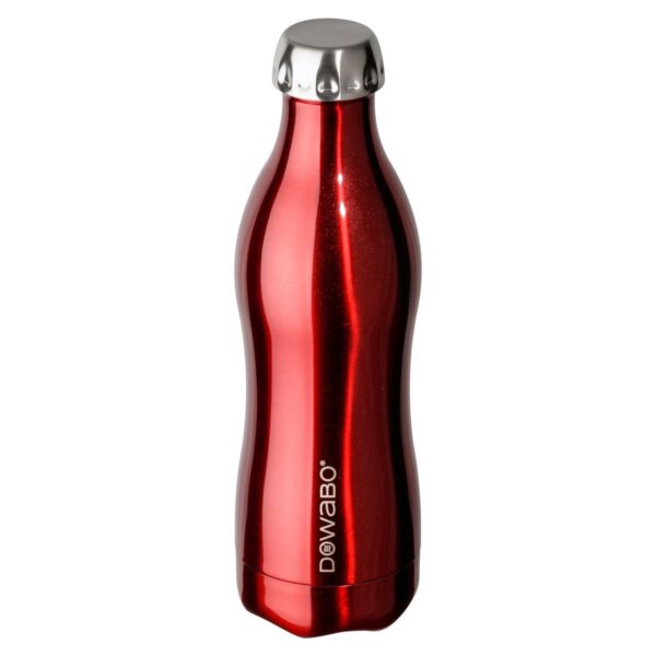 Trinkflasche Dowabo Metallic Collection red 500ml