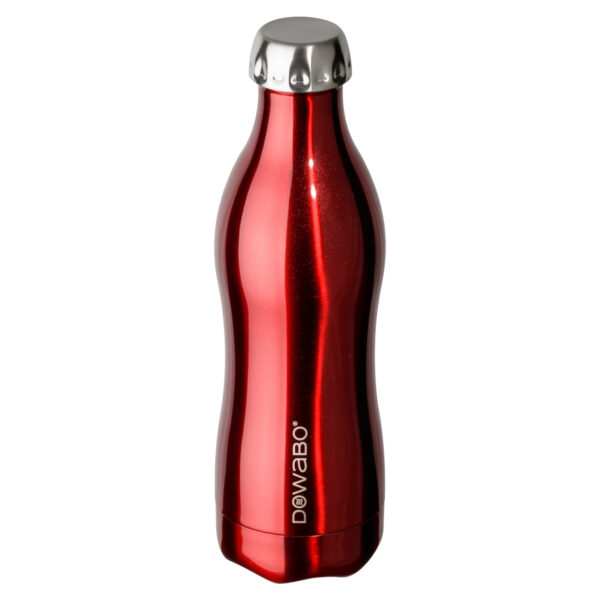 Trinkflasche Dowabo Metallic Collection Red 750ml