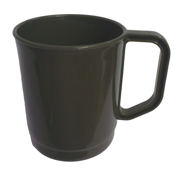 Tasse Becher Kunststoff oliv 275ml