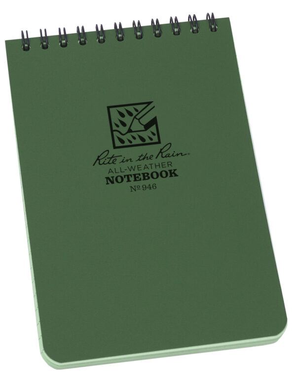 Rite in the Rain Notizblock Tactical Notebook 4" x 6" oliv