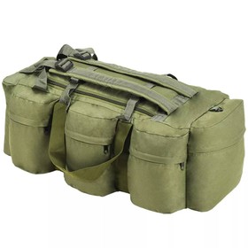 3in1Reisetasche im ArmyStil 120 L Olivgrün