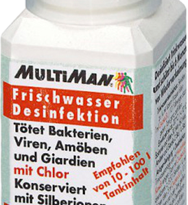 MultiMan ChloroSil Frischwasser Desinfektion Flüssig 100 ml - Wasserkonservierung