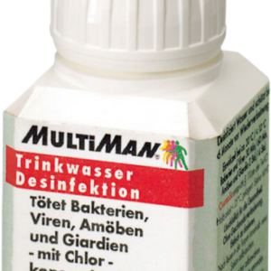 MultiMan Chlorosil Trinkwasser Desinfektion Tabletten 100 Stück - Trinkwasseraufbereitung