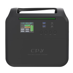 CPY 1000 W tragbares Kraftwerk 748 Wh Akku 6 Ausgänge Aufladen auf 80  in 1 Stunde abnehmbare Funktion LCDDisplay