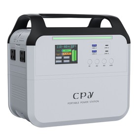 CPY 800 Pro Tragbares Kraftwerk 748 Wh Akku 1600 W Spitzenleistung 6 Ausgänge Aufladen auf 80  in 1 Stunde abnehmbare Funktion