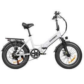 SAMEBIKE LOTDM200II Faltbares Elektrofahrrad Weiß