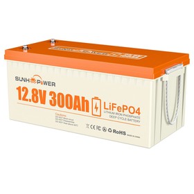 SUNHOOPOWER 12V 300Ah LiFePO4Akku