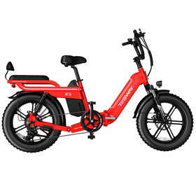 TESWAY X5 Elektrofahrrad 750W 25AH Rot