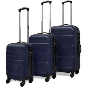 3teiliges HardcaseTrolleySet Blau