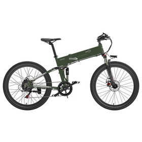 BEZIOR X500 Pro 26 Zoll faltbares Elektrofahrrad 104 Ah 500 W Schwarz Grün