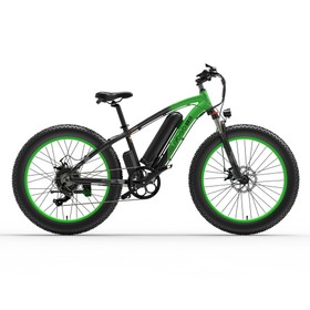 GOGOBEST GF600 Elektrofahrrad 26x40 Zoll 13Ah 1000W Schwarz Grün