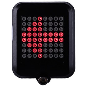 TX129 64led Intelligente Fahrradrücklicht Automatische Blinkleuchte Infrarot Laser  Schwarz