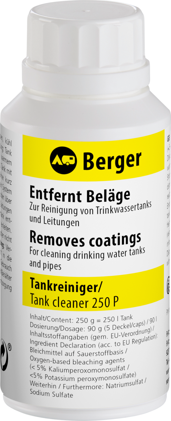 Berger Wassertankreiniger 250 g - Wassertankentkeimung & -reinigung