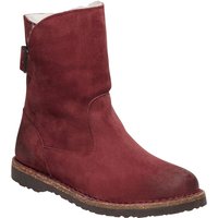 Birkenstock - Uppsala Shearling Suede Leather Winterschuhe Damen zinfandel